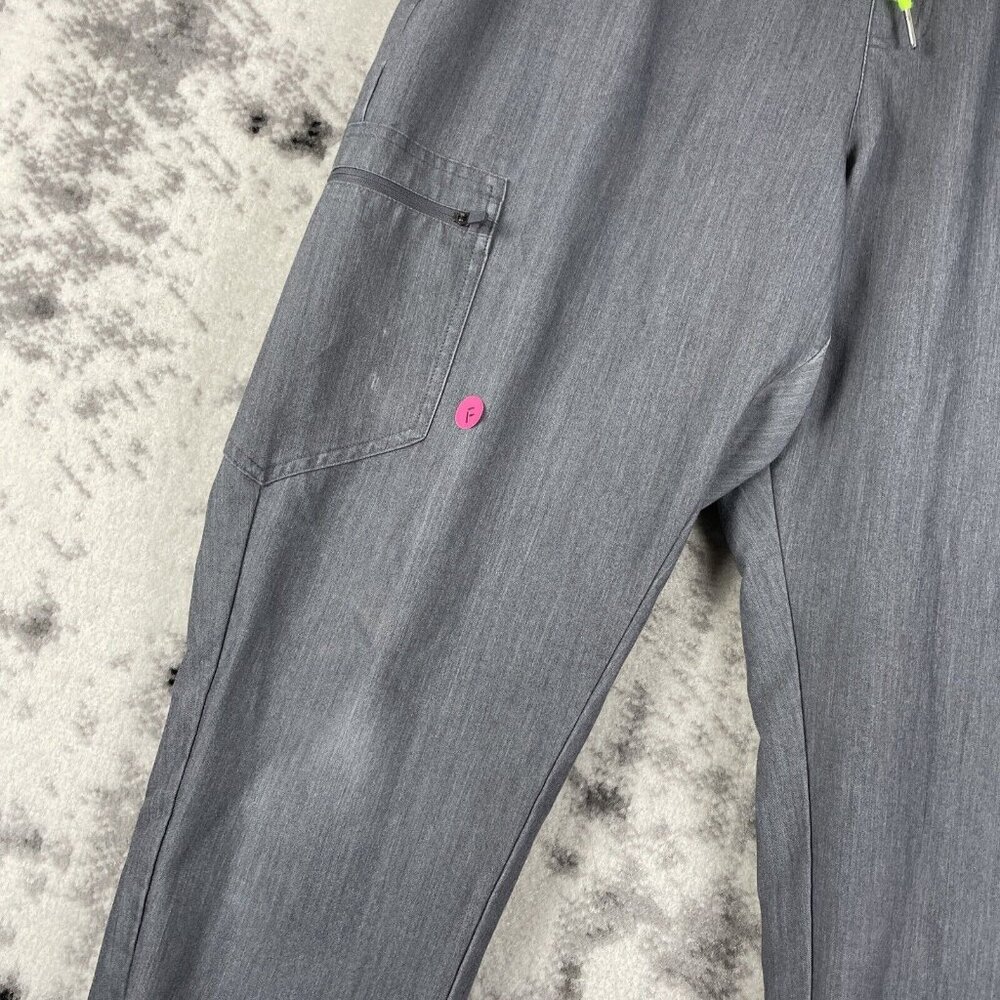 Figs Zamora Jogger Womens Size‎ Extra Large TALL Gray Hospital Nursing Stretch - Picture 3 of 13